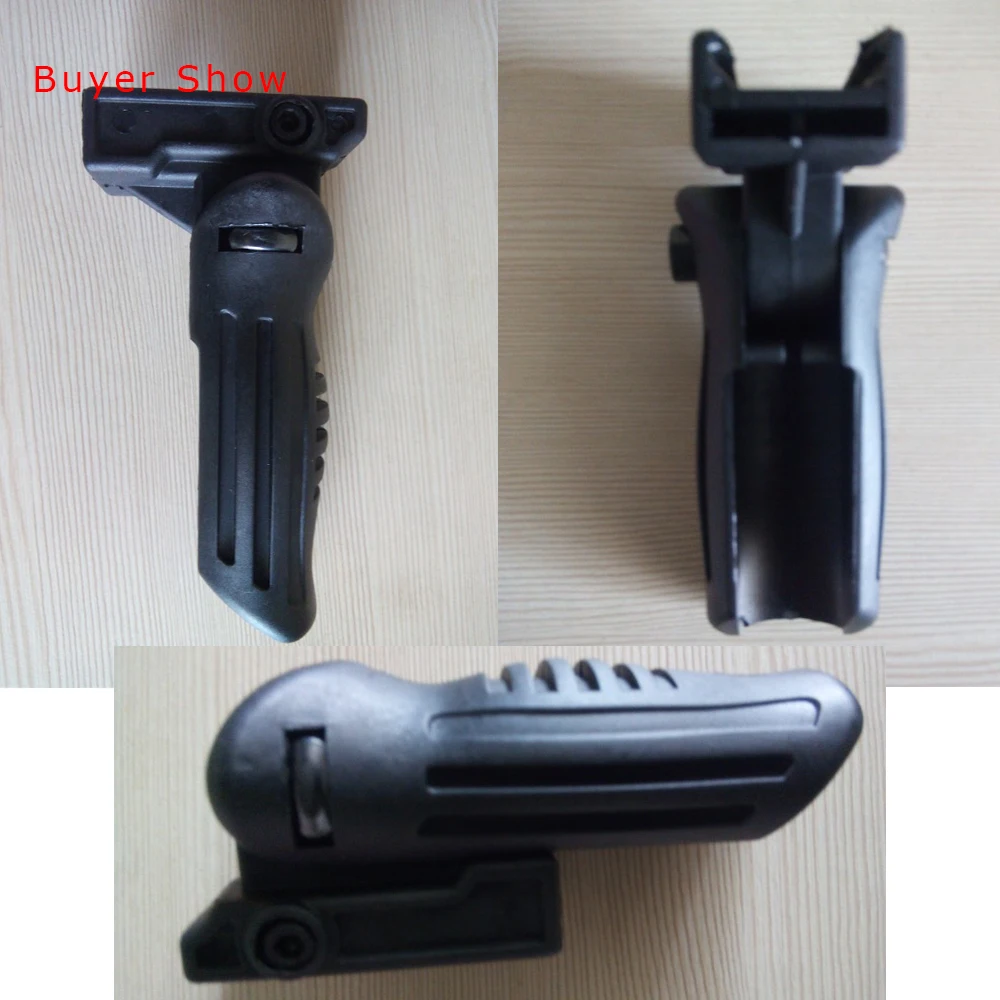 New Hand Grip Hunting Small Folding Accessories for Nerf Toy G un With Guide Rail Military Tactical Grips | Спорт и развлечения