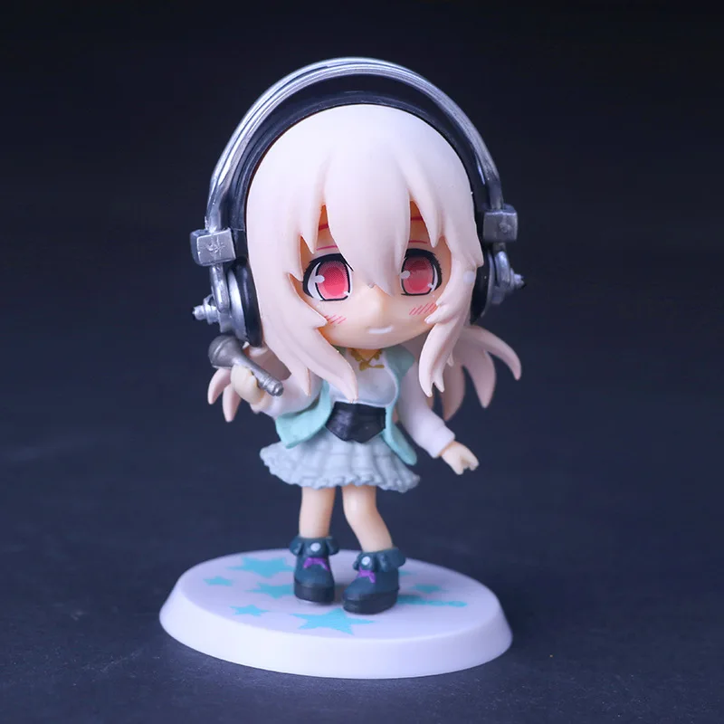 5 стилей японского аниме SUPERSONICO фигурку игрушки Супер Sonico Рабочий набор коллекция