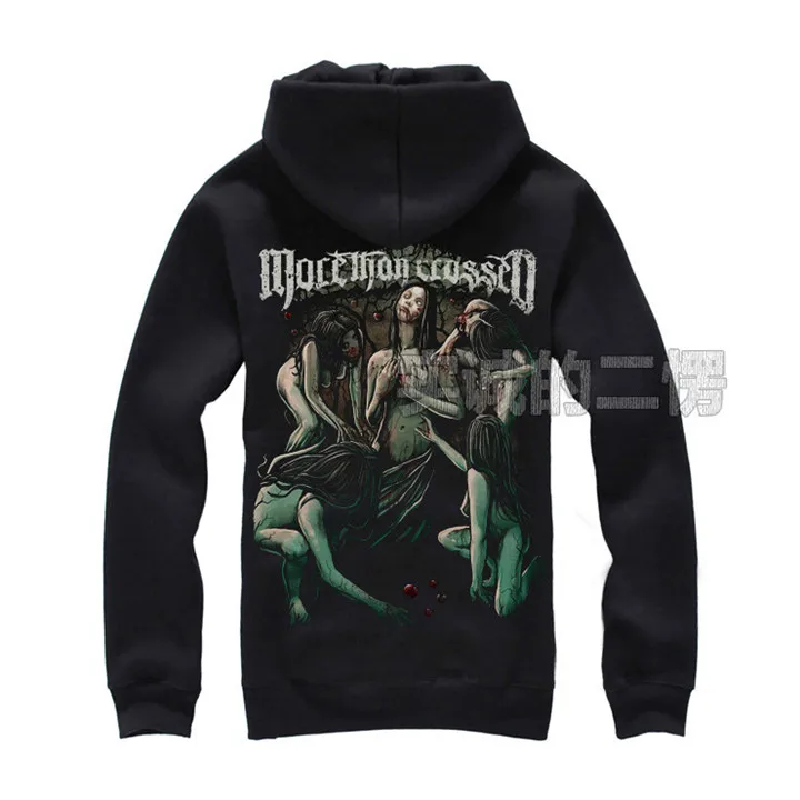 12 дизайнов, верхняя одежда, черный dahlia murder, хлопок, рок молния, толстовки, брендовая куртка, свитер в стиле хеви-метал, флис, sudadera