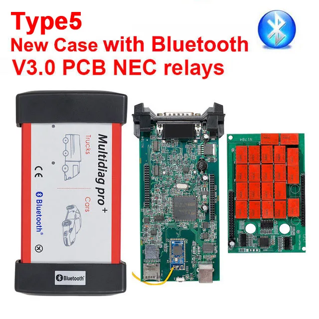 CDP TCS OBD2 multidiag pro Bluetooth USB,00 keygen V3.0 реле NEC OBD 2 сканер автомобилей грузовиков OBDII диагностический инструмент - Цвет: Multidiag pro