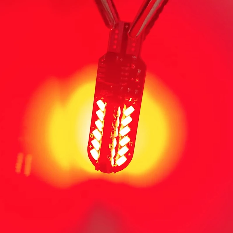2 шт./лот T10 led W5W 48 светодиодных ламп 3014 со стробоскопической вспышкой для RGB с can-bus светильник без ошибок автомобиля светильник источник индикатор мигает светильник, сигнализирующий фонарь 12V