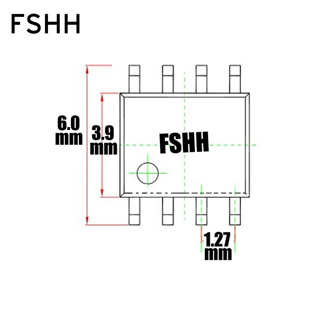 Позолоченная высококачественная двухслойная плата SOP8 К DIP8 SOIC8 IC программатор