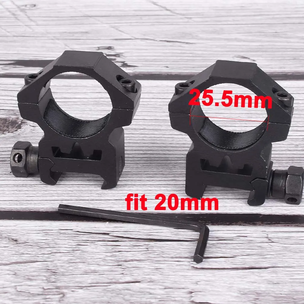 Оранжевый 2 шт. 30 мм/25 мм Riflescope крепление кольцо 11 20 мм ласточкин хвост Пикатинни адаптер Высокий/низкий профиль винтовка Вивер прицел охота крепление - Цвет: Оранжевый
