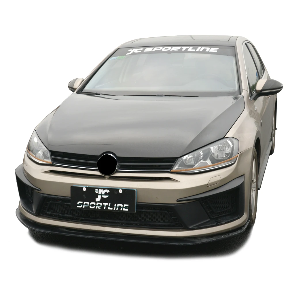 Передняя крышка капота двигателя из углеродного волокна для Volkswagen VW Golf 7 VII MK7