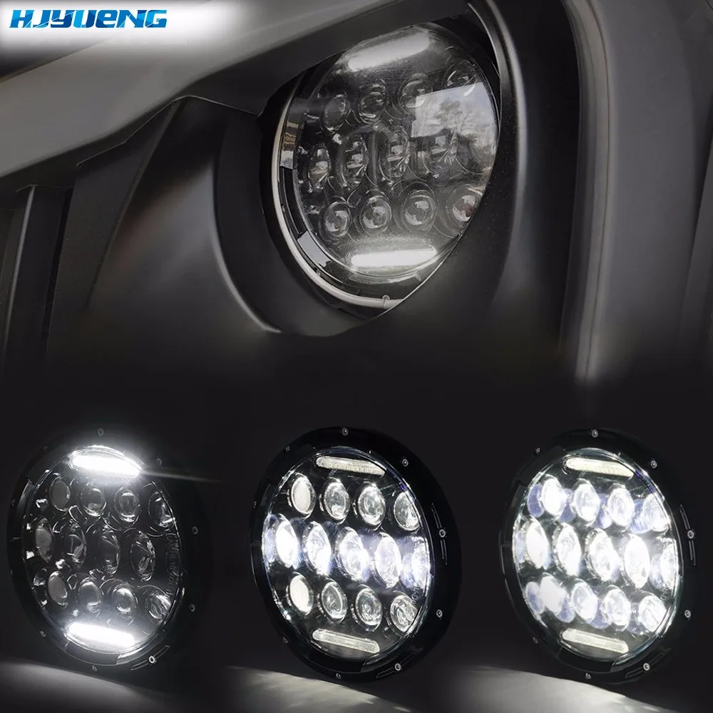 HJYUENG для UAZ Hunter Suzuki Samurai Светодиодный прожектор головной светильник 7