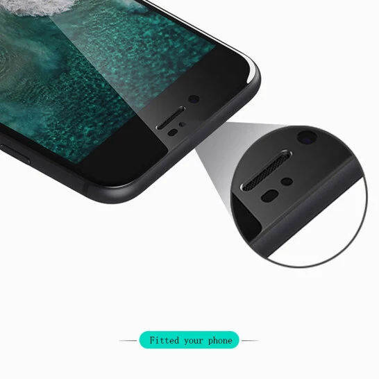 Закаленное стекло полное покрытие для iPhone X 8 7 Plus SE 6 S пленка на защитное экран