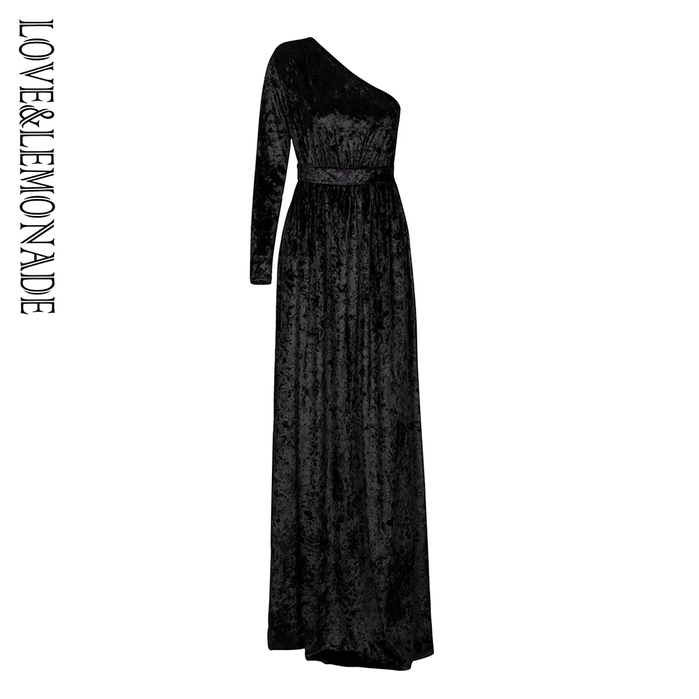 Love& Lemonade сексуальный бархатный комбинезон без бретелек LM81441BLACK