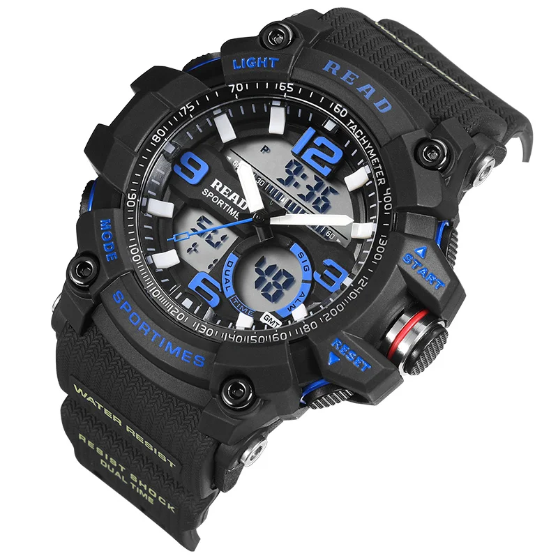 Часы наручные мужские Цифровые кварцевые аналоговые брендовые Роскошные