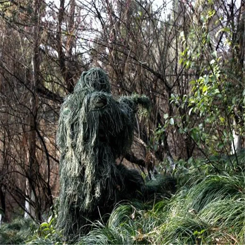 BOOCRE игры PUBG Косплей Ghillie костюм Снайпер Тактический Камуфляж костюм невидимость плащ Снайпер костюм