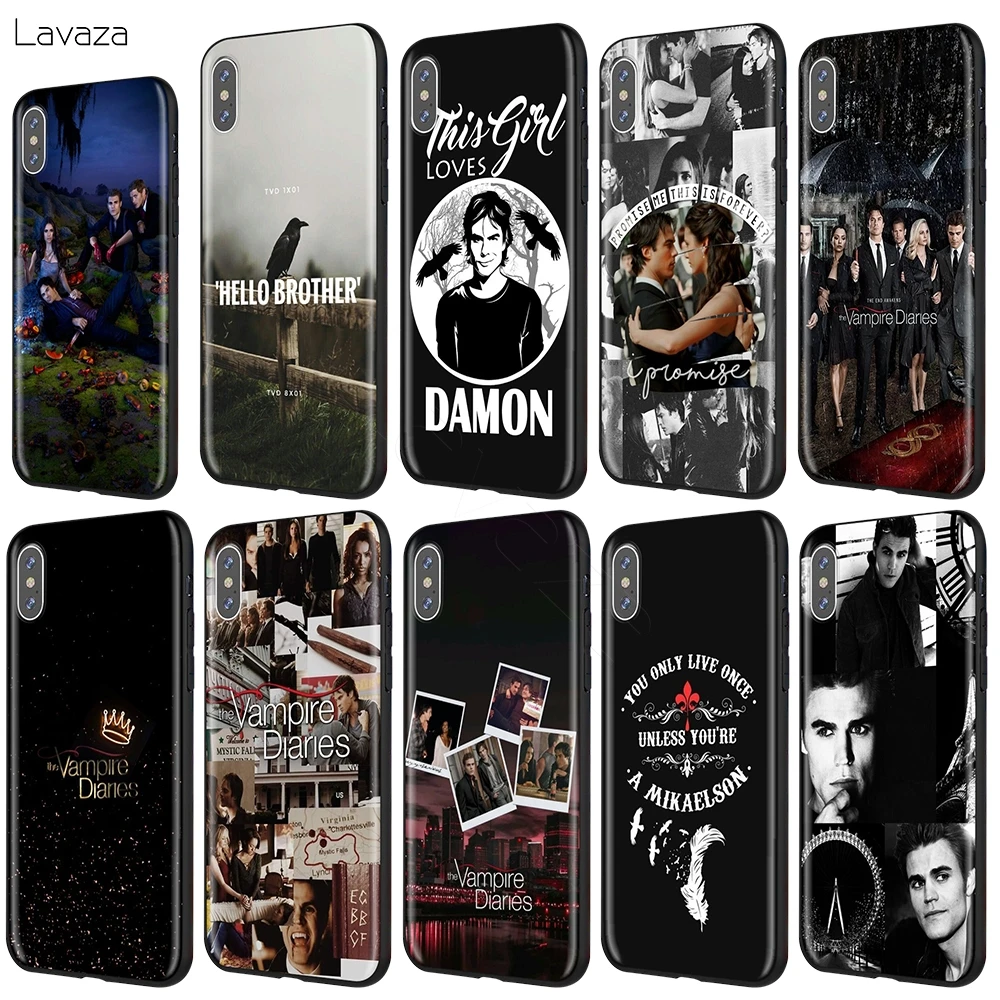 Lavaza из сериала Дневники вампира Йен Сомерхолдер Чехол для iPhone 12 11 Pro XS Max XR X 8 7 6 6S Plus