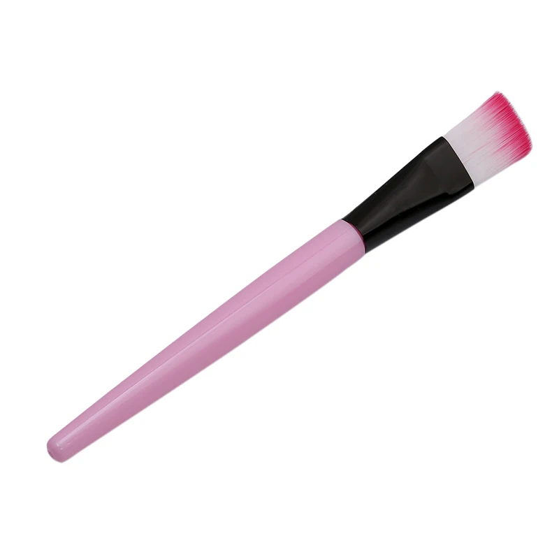 pink 2 шт инструменты для смешивания макияжа Pincel Косметическая Кисть для макияжа лица Грязевая Маска кисть для пудры кисть для основы и контура - Handle Color: pink