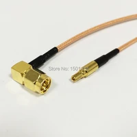 new sma male plug right angle connector switch crc9 male plug convertor rg316 cable 15cm 6 adapter