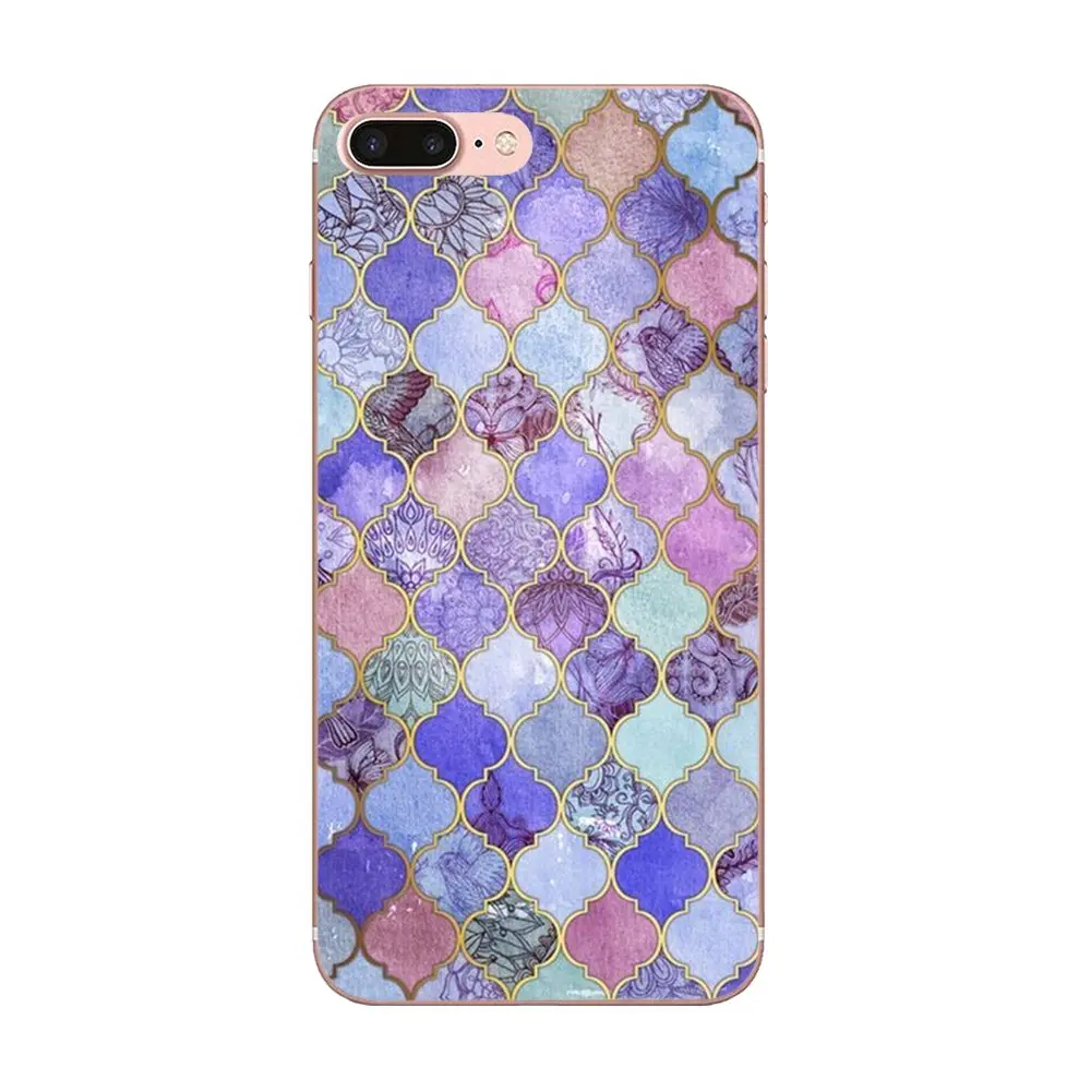 Красивые красочные обои милые силиконовые чехлы для Apple iPhone 4 4S 5 5C 5S SE 6 6S 7 8 Plus X XS Max