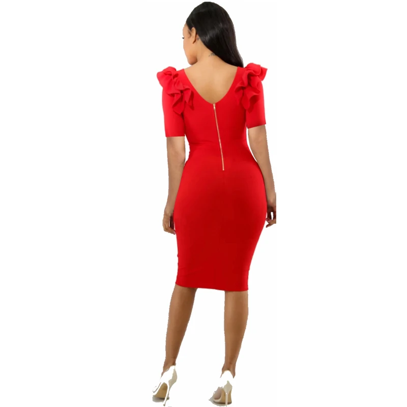 Сексуальное облегающее женское платье с открытой спиной Vestido элегантное