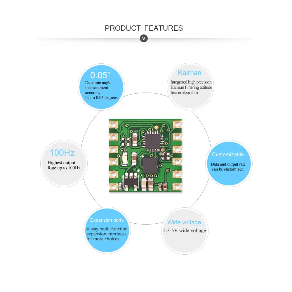 WitMotion WT31N AHRS 3-осевой модуль Цифровой Инклинометр акселерометр измерение угла