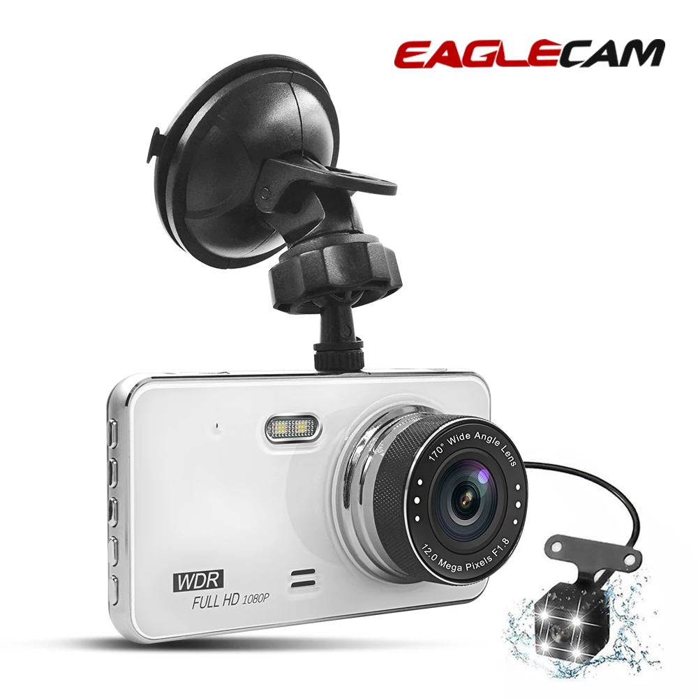 Автомобильный видеорегистратор с двойным объективом HD 1080P 170 градусов