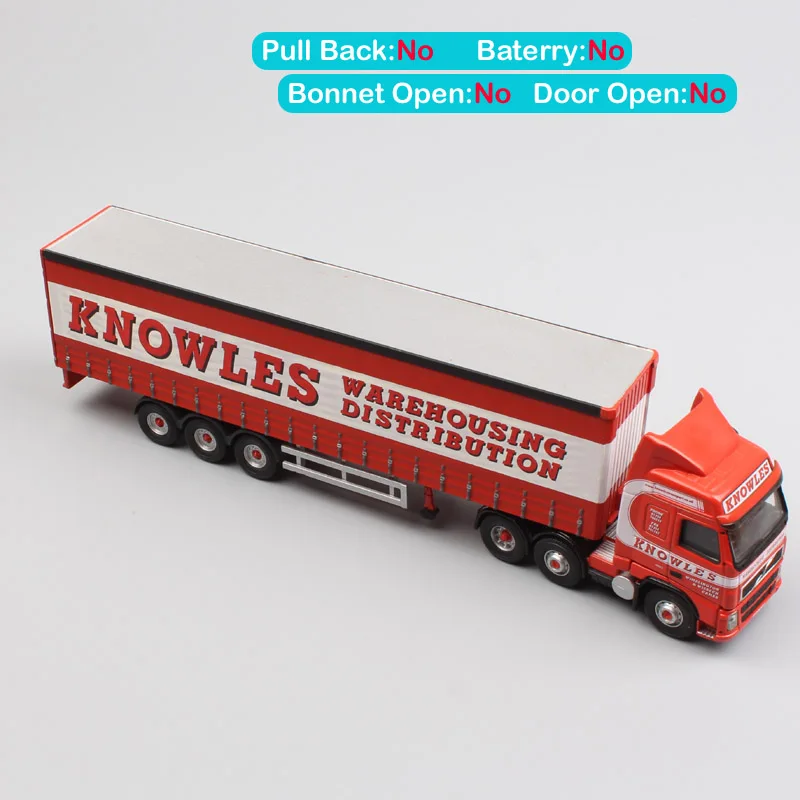 1/76 масштаб бренд corgi Volvo FH12 FH контейнер тяжелый грузовик Knowles складской прицеп