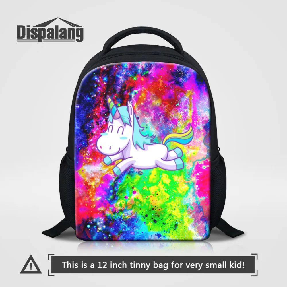 Детский Школьный рюкзак с единорогом Dispalang, галактические детские школьные ранцы для детского сада, для девочек и мальчиков, сумка для учебн...