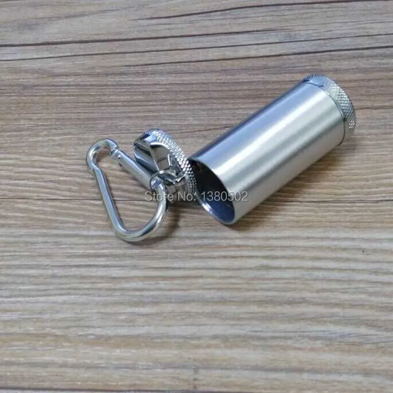 New Listing Top Grade Silver Color Pocket Portable Smokeless Windproof Ashtray With Carabiner For Outdoor | Дом и сад