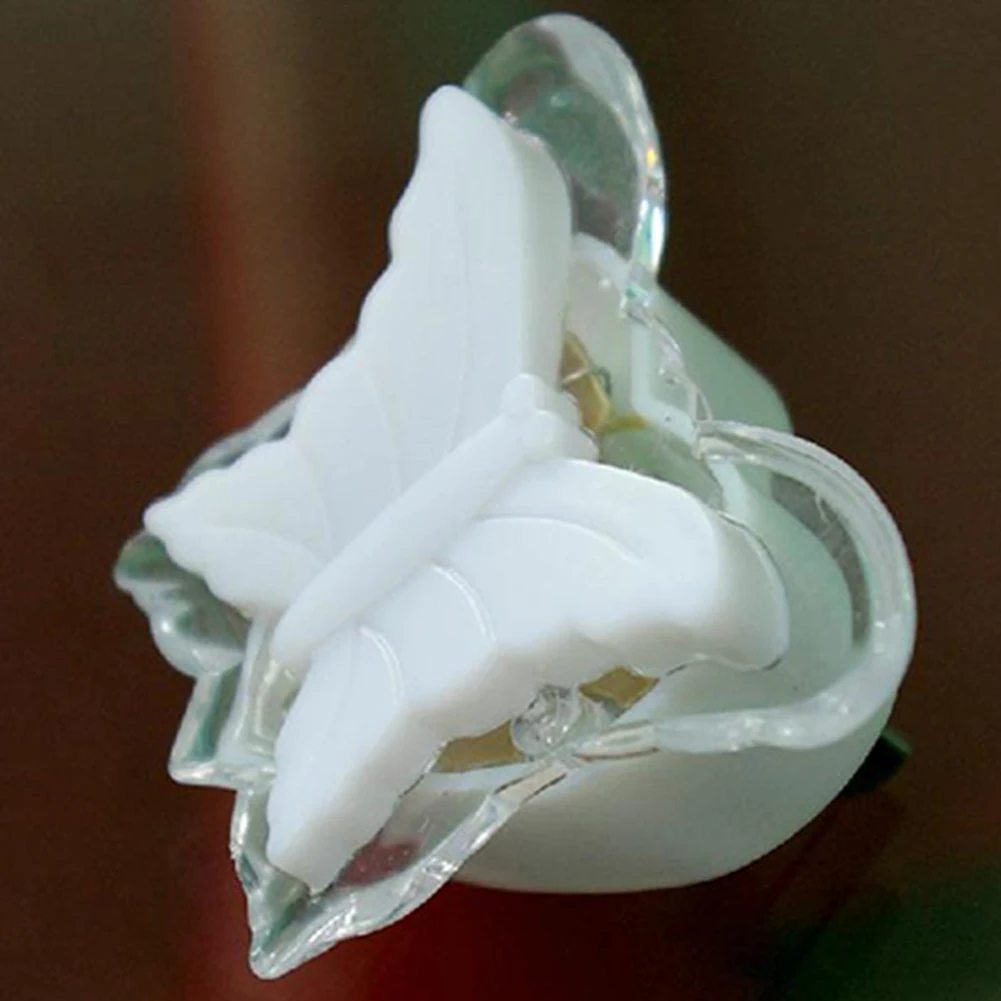 Светодиодный светильник с милой бабочкой ночник в форме лампы домашний декор для