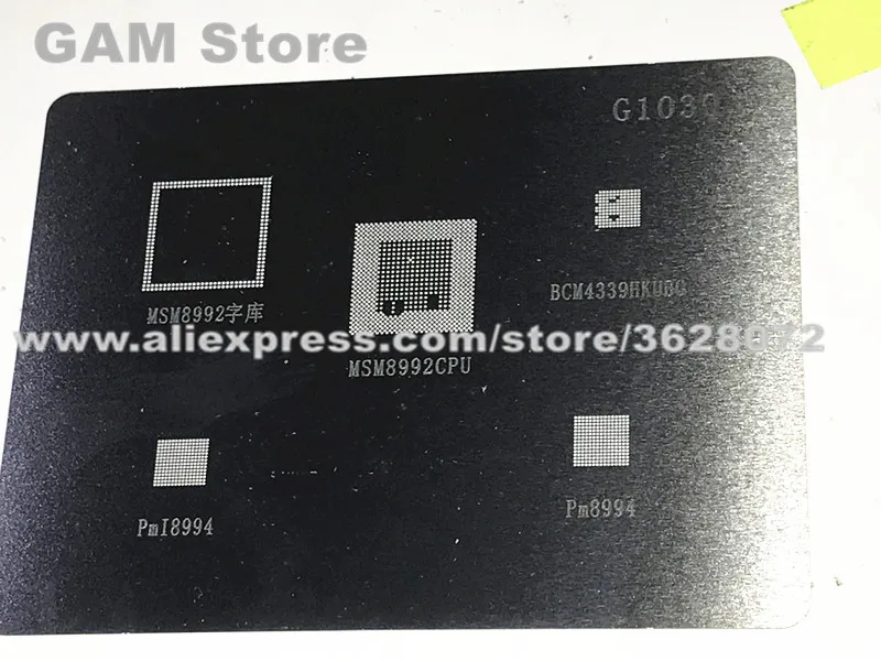 Трафарет BGA для LG CPU MSM8992 RAM PM8994 PMI8994 BCM4339HKUBG шаблон прямого нагрева G1030 | Инструменты