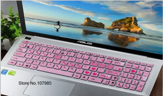 Colorful Silicone laptop keyboard cover Skin For Asus UX501JW TP550 A555LD A751L A501LB/UB N56 U50 UL50 UX50V UX51 E56C | Компьютеры и