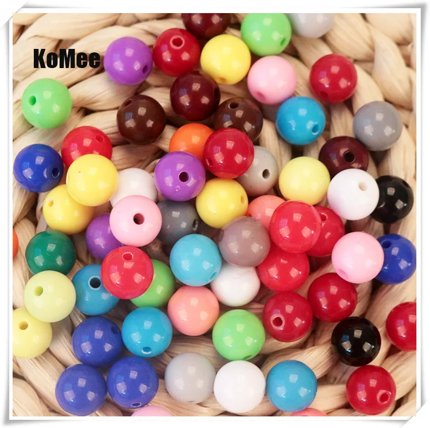 

Free Shipping 3000pcs/lot 6mm Acrylic Chunky Solid Beads Kids Bracelet DIY Beads For Jewelry Making Acrylic Bubblegum Beads
