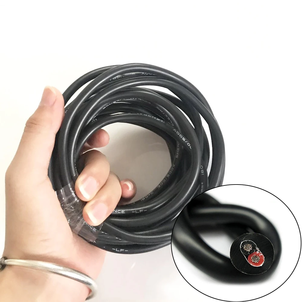 15AWG 2 ядра 1 5 мм2 силиконовый провод изоляционный гибкий изолированный черный