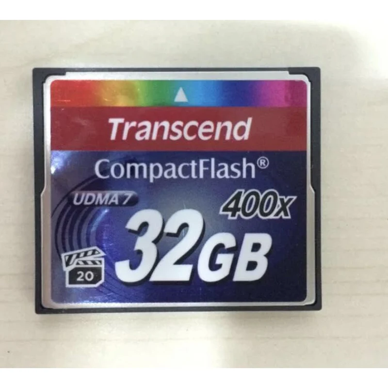 100% оригинал карта Transcend 400X CF реальная емкость 32 ГБ профессиональные карты памяти