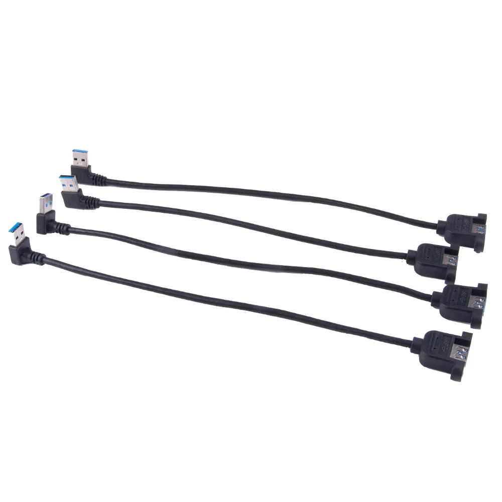 Удлинительный Кабель USB 3 0 с левым и правым наклоном м/0 6 м |