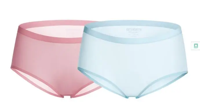 blue pink M Xiaomi Cottonsmith Air sensatio Нижнее белье Женские трусы из сверхтонкого волокна удобные дышащие женские бесшовные ультратонкие трусики - Цвет: blue pink M