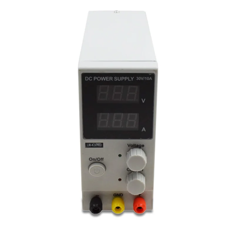 Переменный вход 110V или 220V LW-K3010D 30V 10A мини переключение Регулируемый источник питания постоянного тока SMPS одноканальный