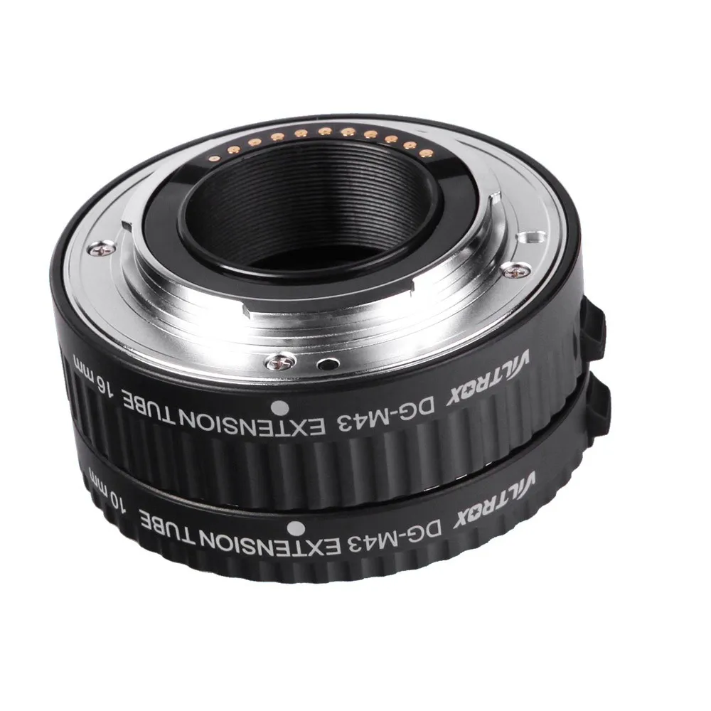 Viltrox DG Tube 10mm 16mm Set Ring Metal Mount Auto Focus Macro Extension for Micro 4/3 M4/3 Camera Lens DG-M43 | Электроника