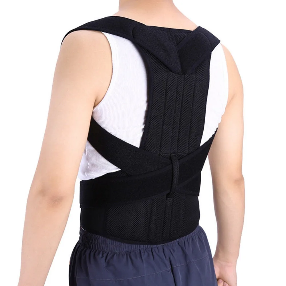 

Posture Corrector Back Pain Belt Relief Improve Bad Slouching Problem Fully Adjustable Clavicle Medical Back Brace Straightener