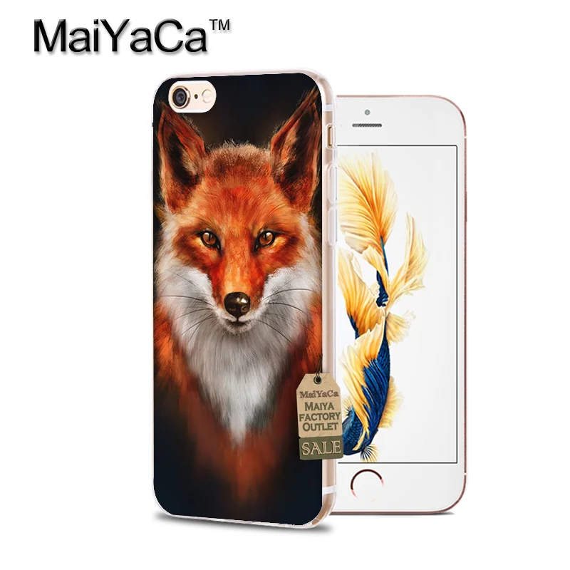 A24 Чехол MaiYaCa для iphone 7 6 X, милый чехол с лисой на осень, Лесной чехол для телефона iphone 11 Pro Max XS XR 6 6s 7 7plus - Цвет: A24