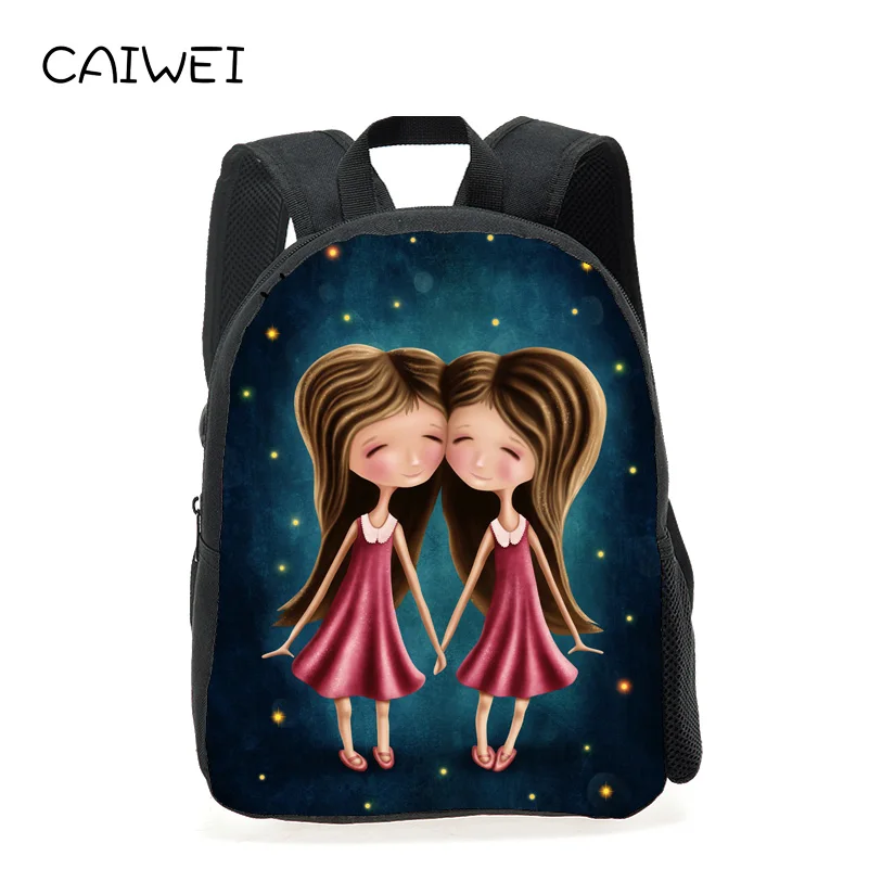 Новые Мультяшные мини школьные сумки для девочек с 12 созвездиями, детские маленькие рюкзаки, Детские книжные сумки, детский сад, Mochila