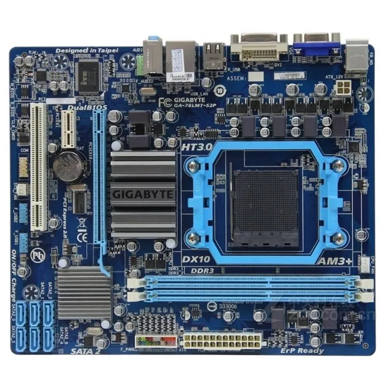 Оригинальная материнская плата для Gigabyte GA 78LMT S2P Socket AM3 +/AM3 DDR3 16GB десктопная