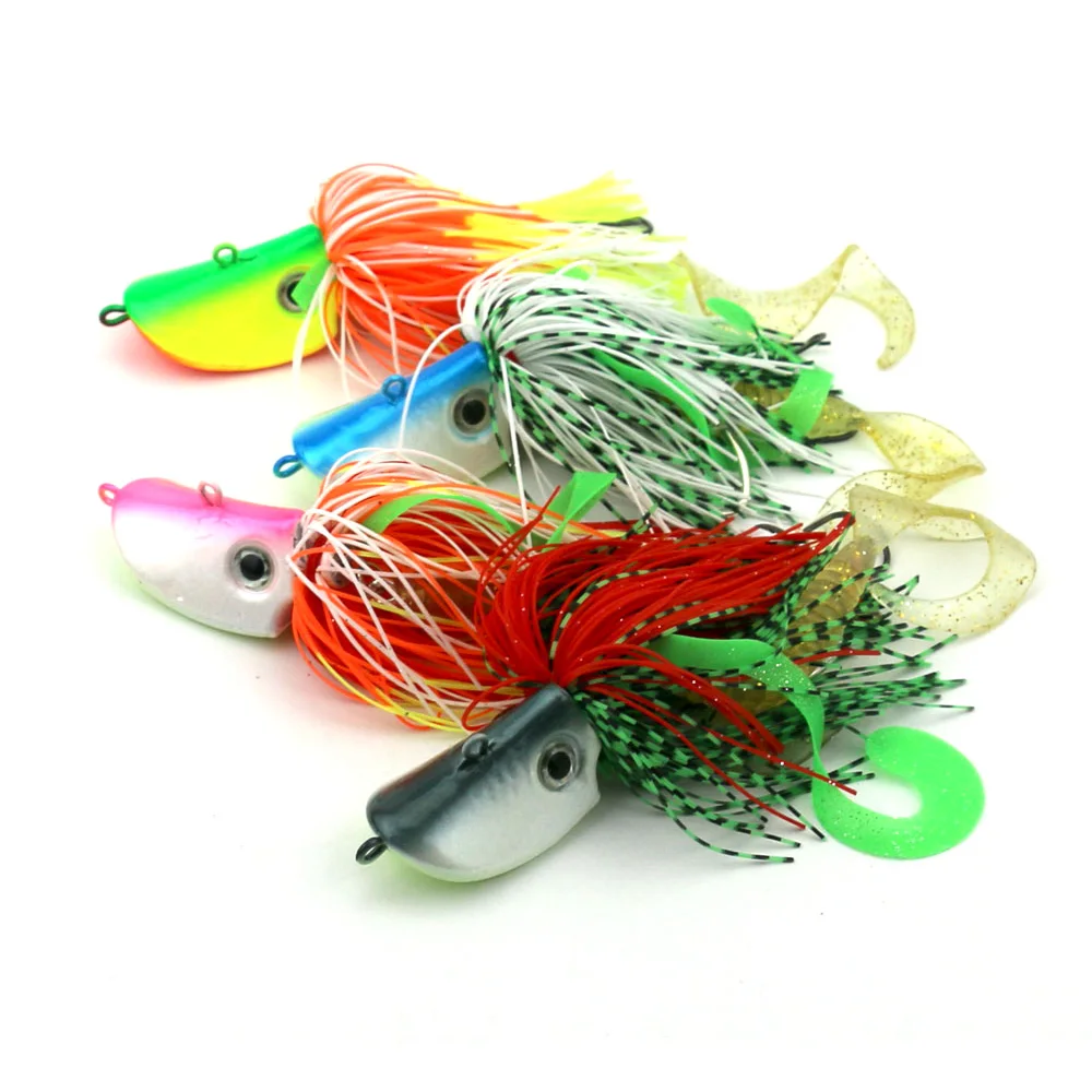 Hengjia 4pcs/lot Multiple Color Lead Jig Head Hook 120g Hooks For Soft Fishing Tackle buzzbaits squid hooks | Спорт и развлечения