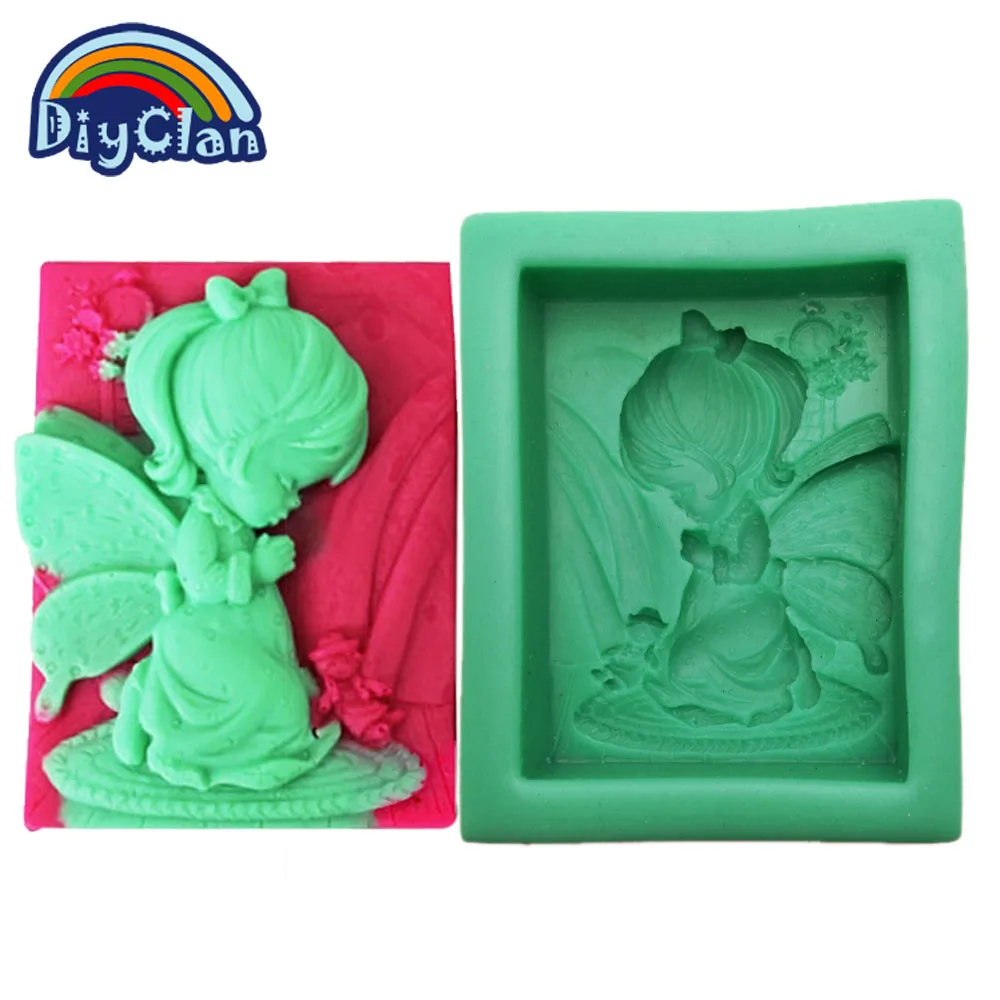 Силиконовая форма для мыла Cupid S0112TS прямоугольная изготовления тортов свечей