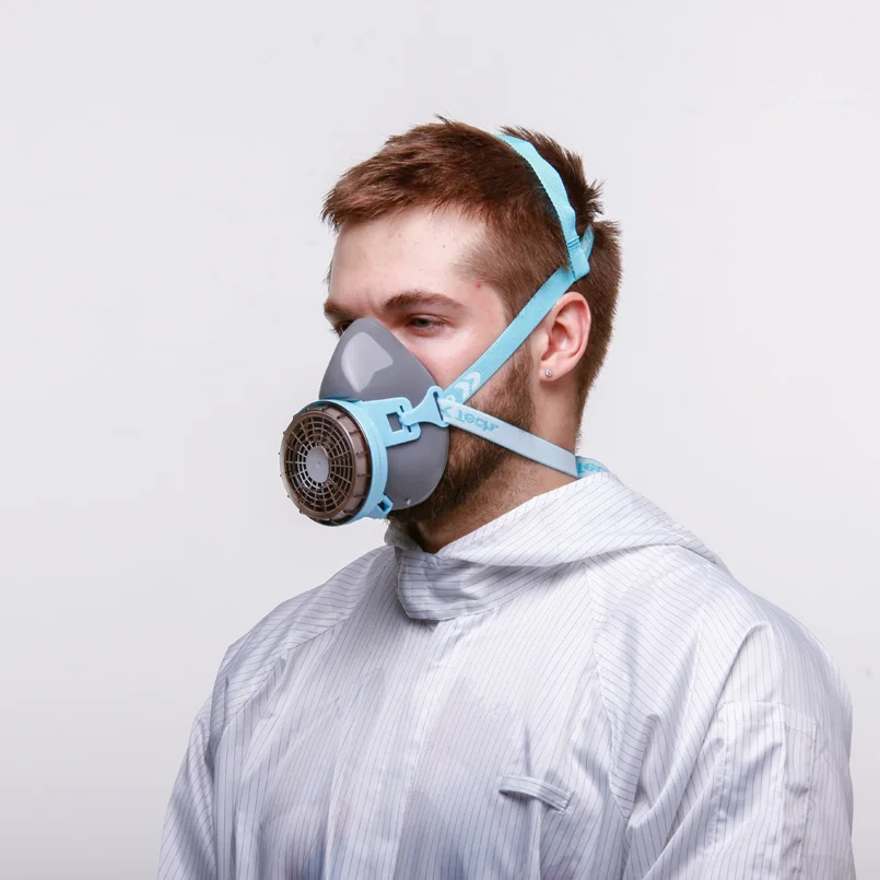 CK Tech. Силиконовая полулицевая противогаз респиратор краска спрей Химические