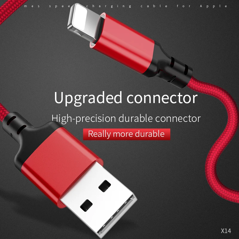 HOCO, Лучший USB кабель для зарядки iPhone 8, 7, 6, 5 plus, USB кабель для быстрой зарядки, кабель для передачи данных для iPhone 11 Pro, X, XS, Max, XR, iPad кабели