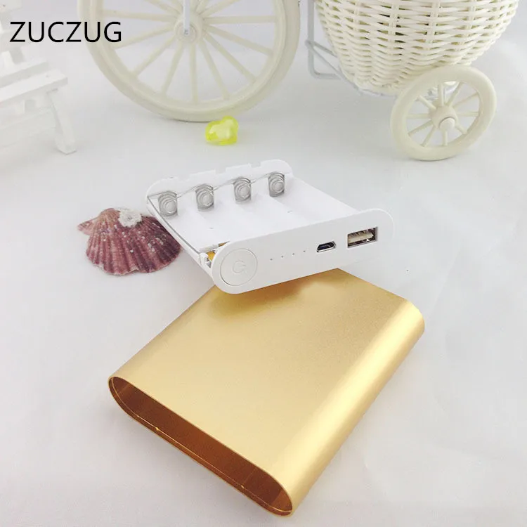 ZUCZUG Высокое качество USB 3 4 2 V 1A 18650 Power Bank контейнер под элемент питания зарядное