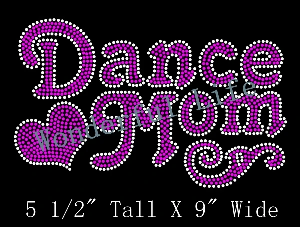 Бесплатная доставка танцевальная мама исправление узор из страз теплопередача