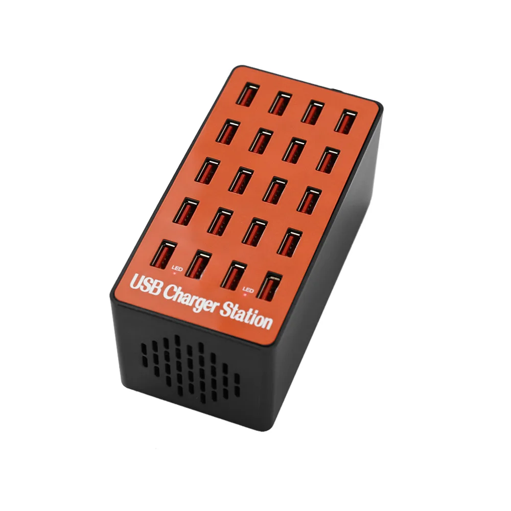 Новый 20 портов USB концентратор телефон зарядная станция Смарт зарядное