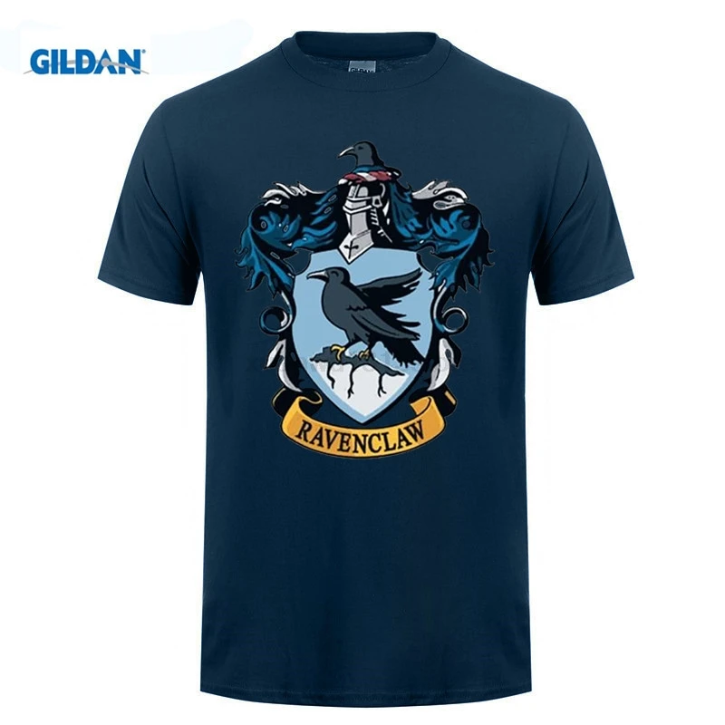 Magic Boy Ravenclaw Crest T Shirt Casual Plus Size T-Shirts Hip Hop Style Tops Tee T-Shirt Short Sleeve Mens | Мужская одежда