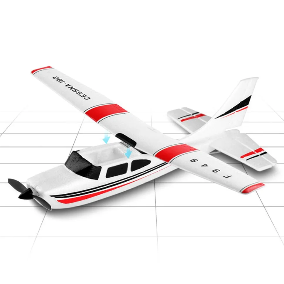 WLtoys F949 трехканальный самолет с фиксированным рукавом среднего размера планер