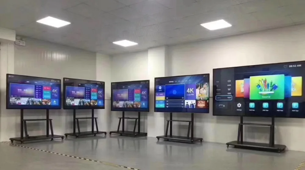 ПК Встроенный i7 windows OS 98 дюймов 4K LED TV WIFI смарт телевизор с сенсорным