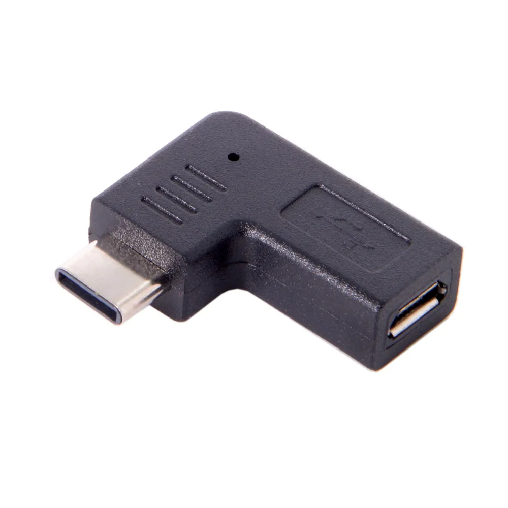 Адаптер для передачи данных MLLSE USB-C Type-C папа-Micro USB 2 0 5Pin мама 90 D угловой тип CE0733 |