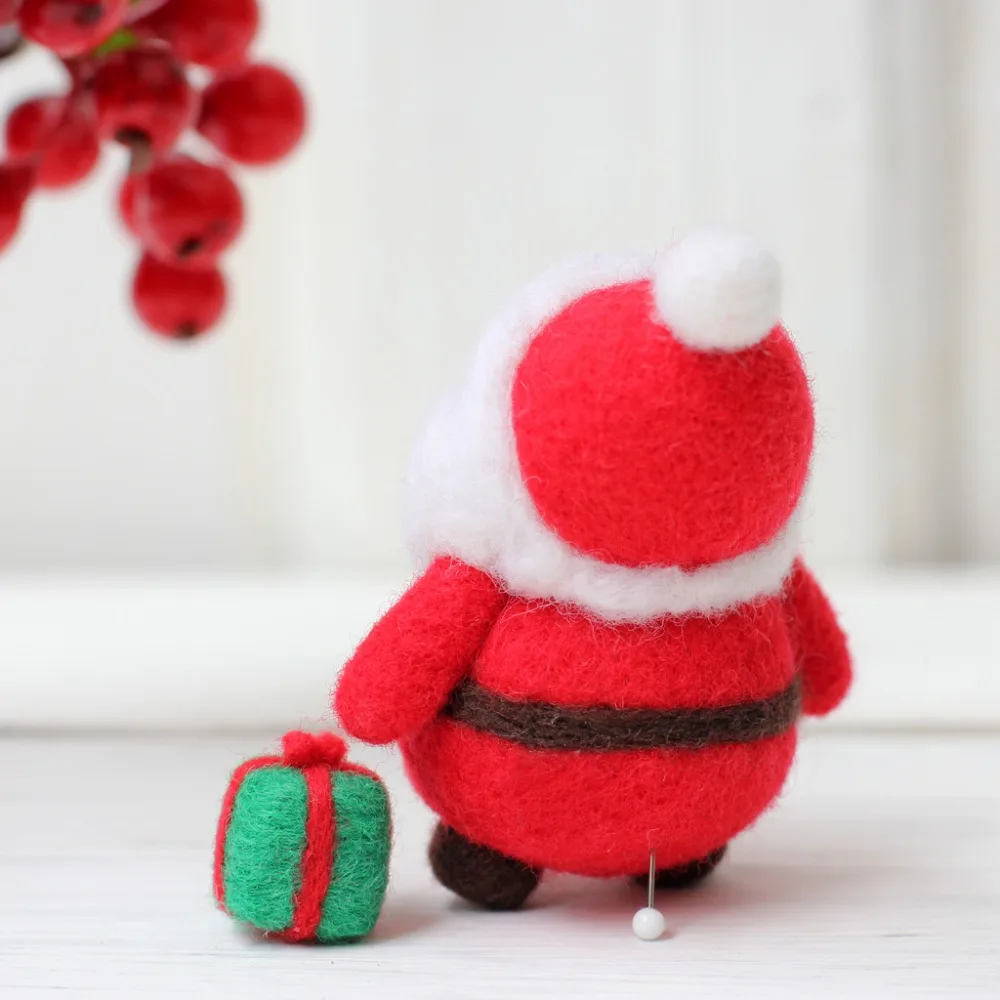 Santa Claus Christmas handmade DIY felt for gift gifts my boyfriend materials package mail | Дом и сад