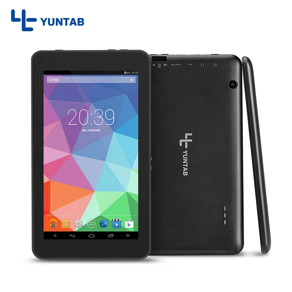 Yuntab T7 Android4.4 планшетный ПК Allwinner A33 Quad core с двумя камерами емкостный экран 1024*600